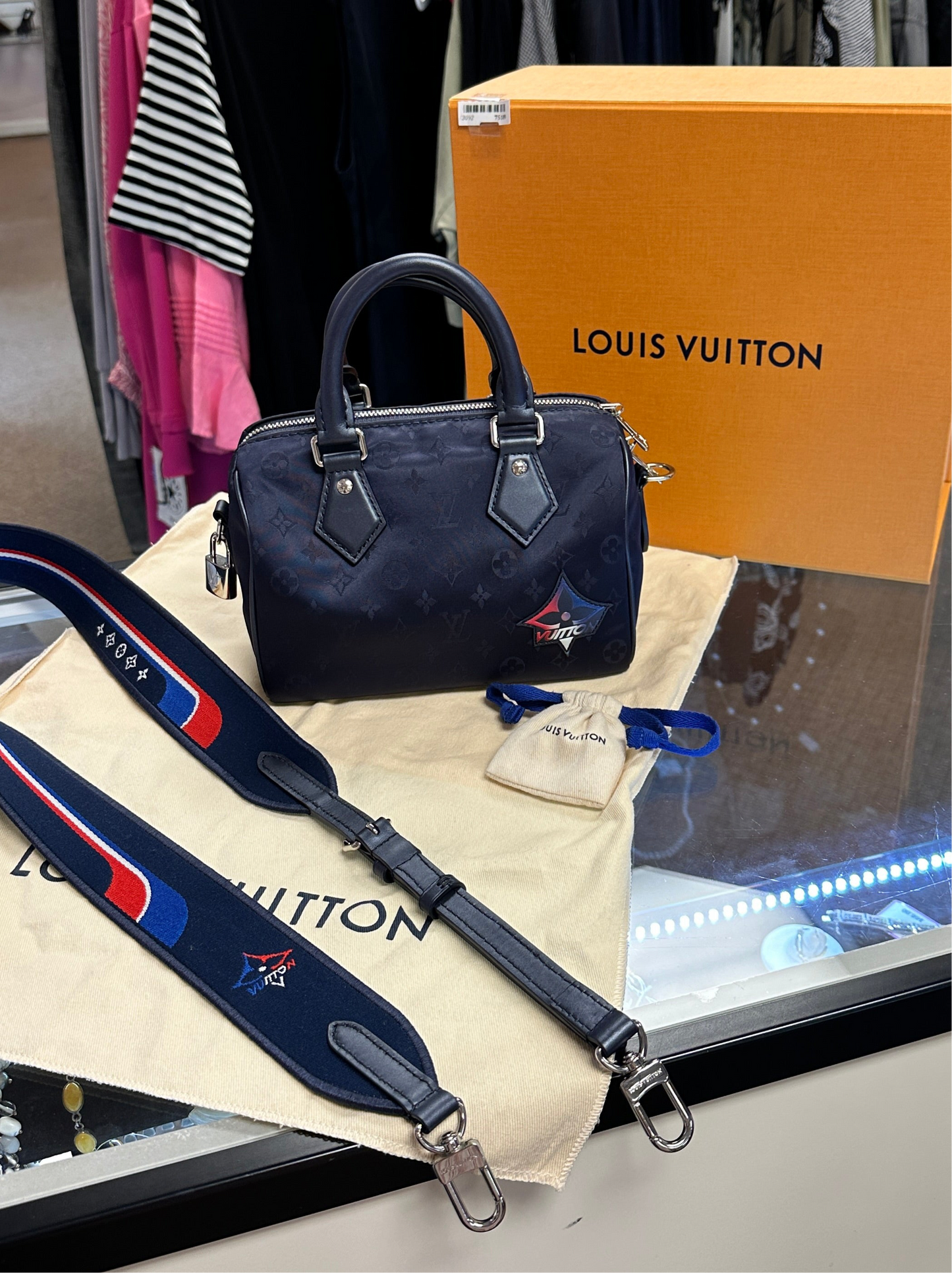 Louis Vuitton Econyl Monogram Speedy Bandouliere 20
