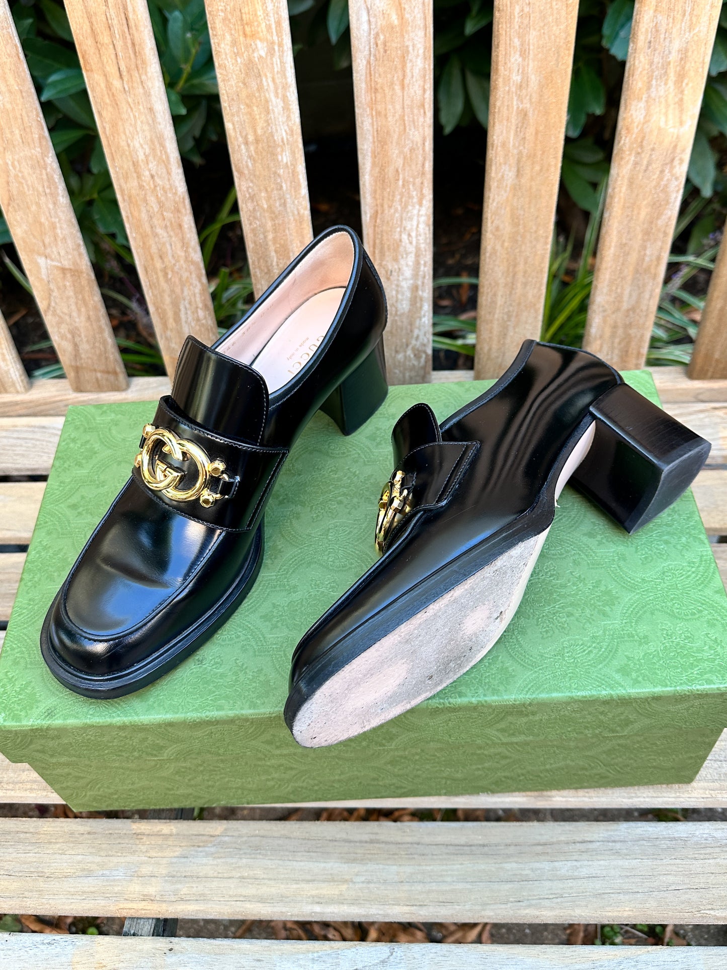 Gucci Interlocking G Loafer Pumps