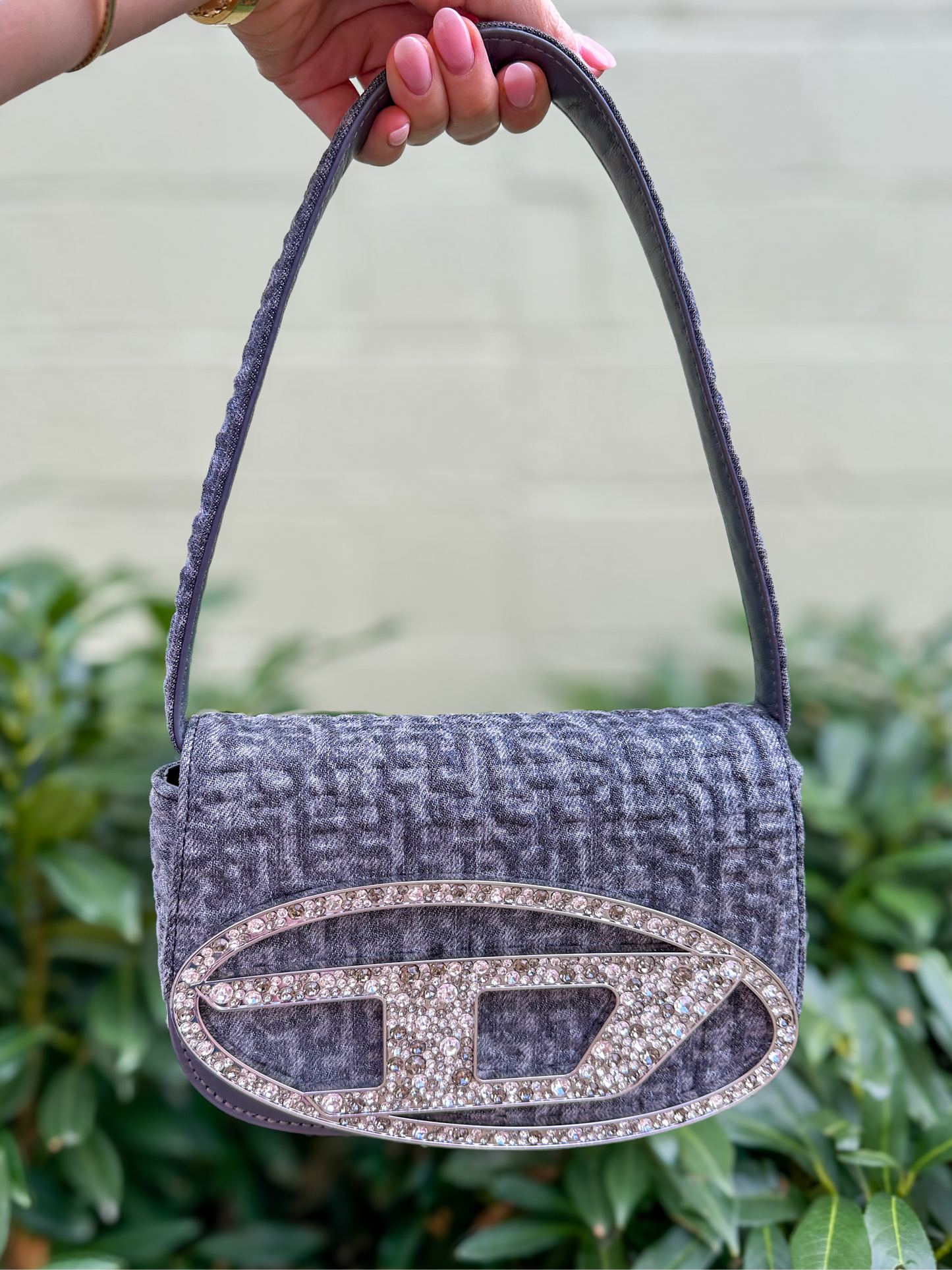 Diesel embellished shoulder bag