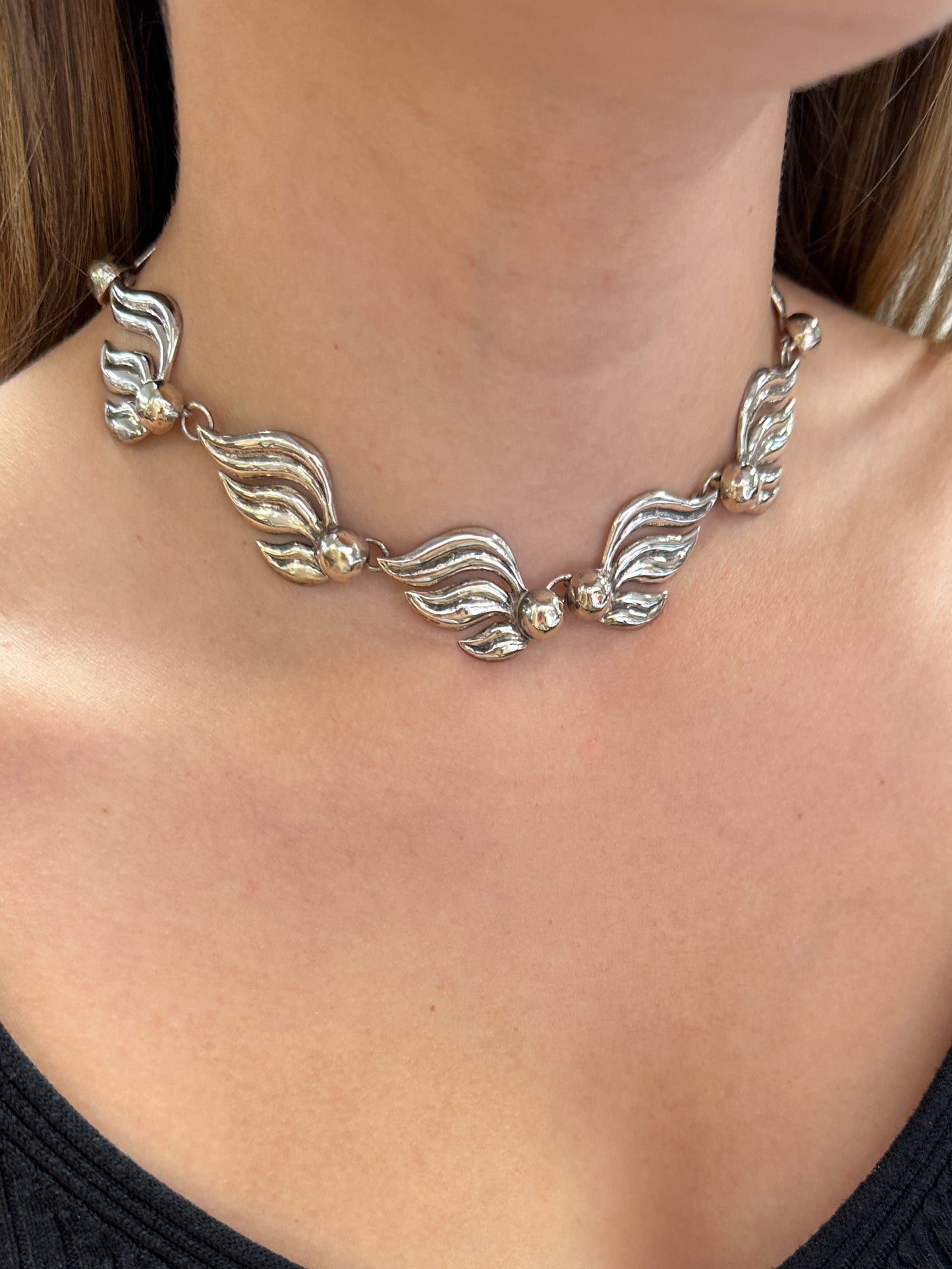 Sterling Silver Choker Necklace