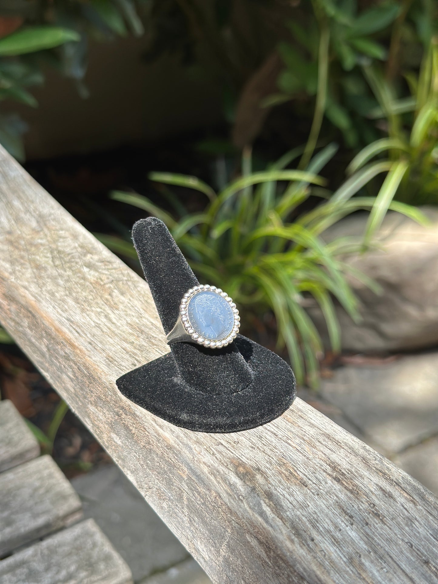 Sterling Roman Coin Ring