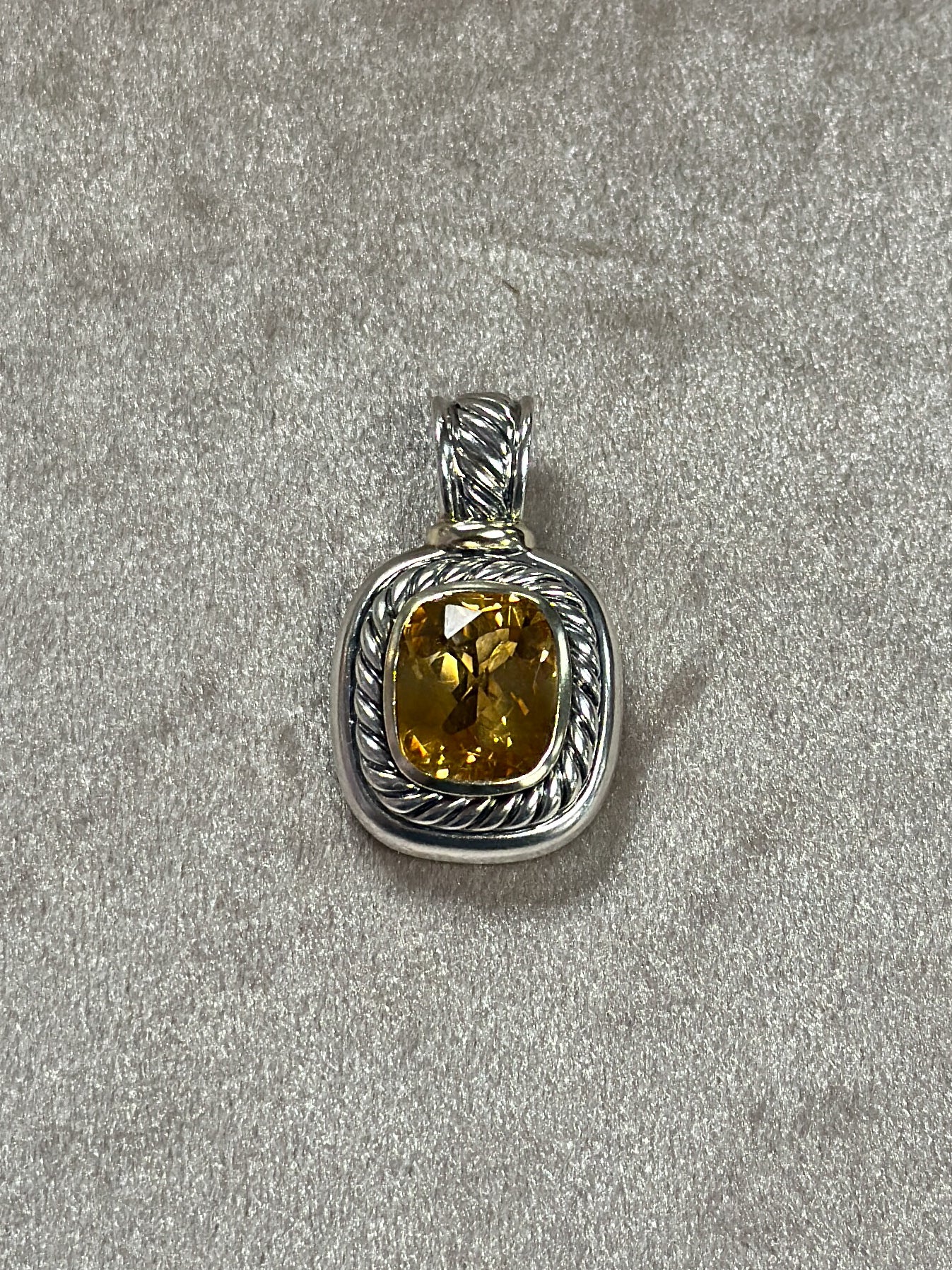 Citrine David Yurman Pendant