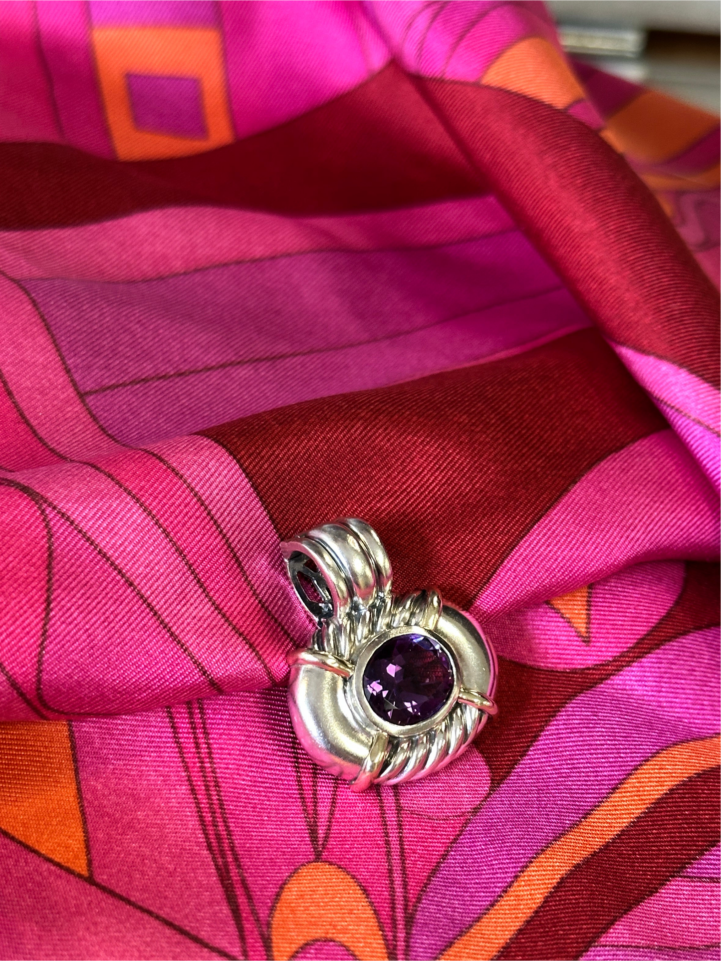 Amethyst David Yurman Pendant