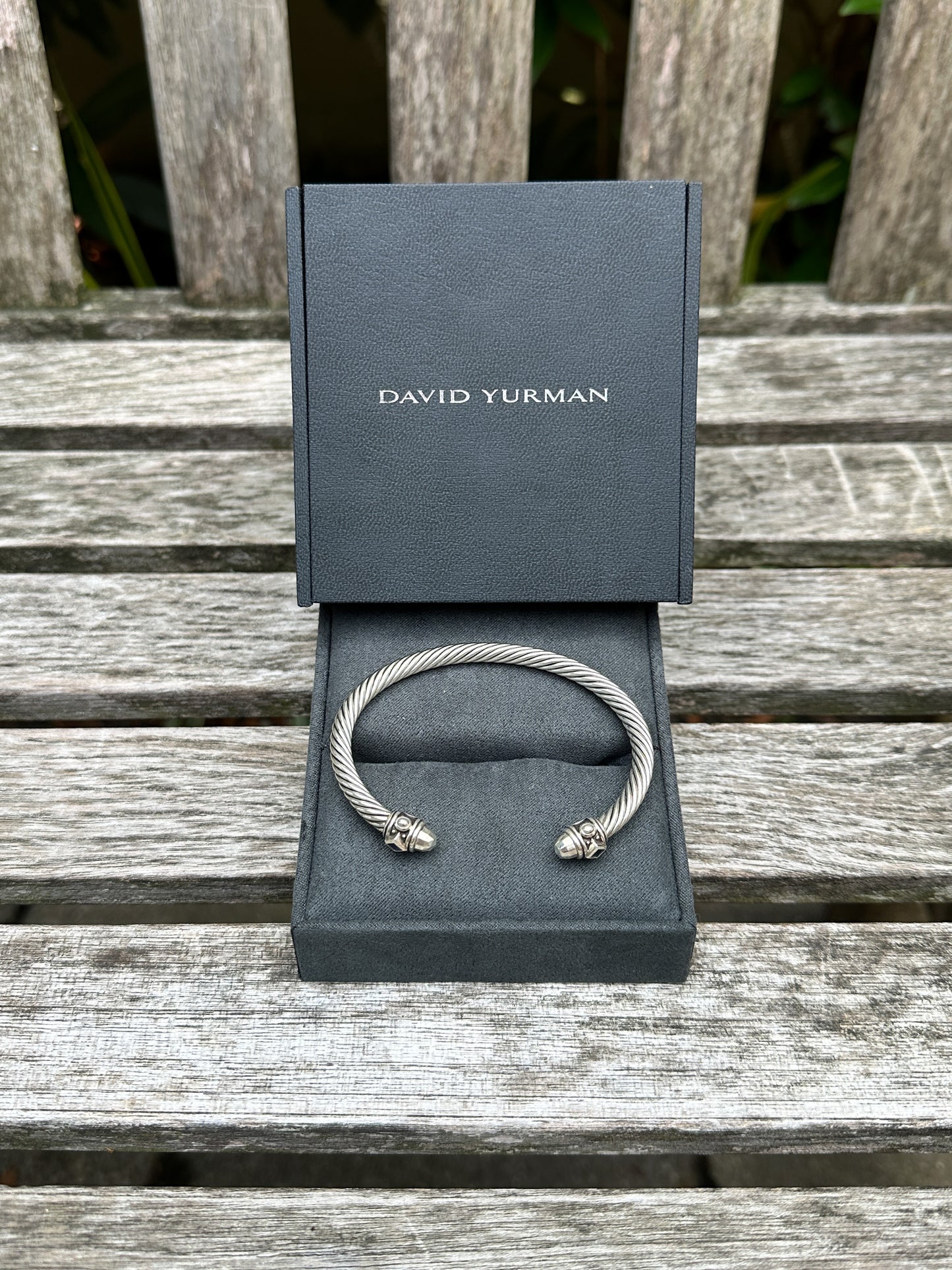 David Yurman Renaissance Cable Sapphire Bracelet