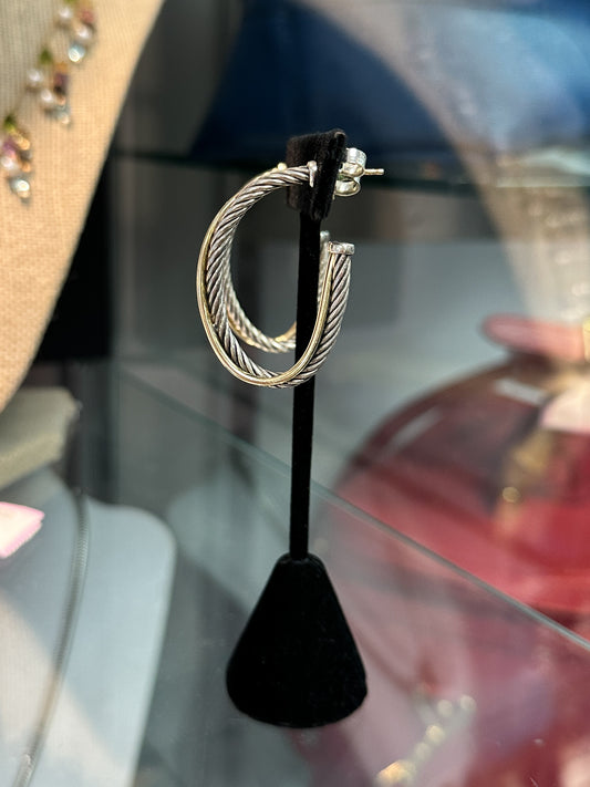 David Yurman Crossover Hoops