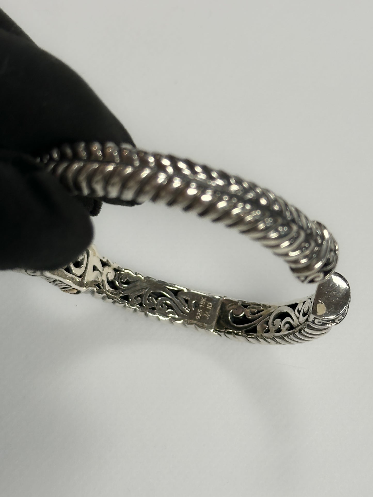 Turquoise Sterling 18k Cuff