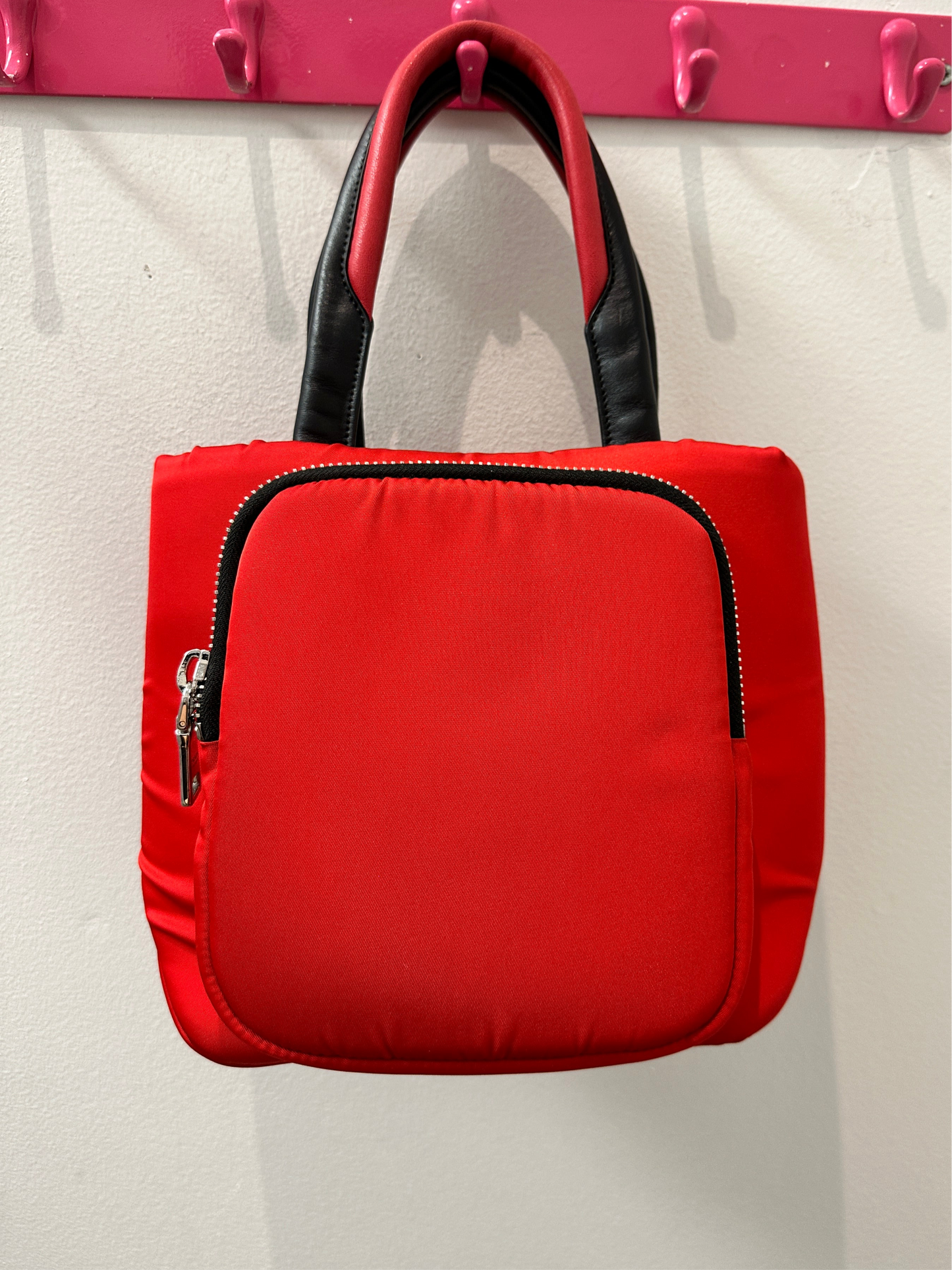 Prada Red Nylon Bag