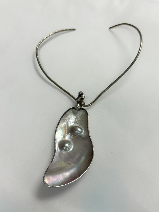 Mabe Pearl Pendant Necklace