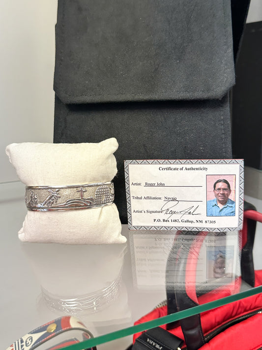 Navajo Sterling Cuff Bracelet