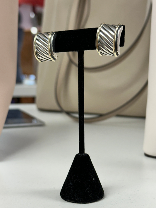 David Yurman Cigar Band Earrings