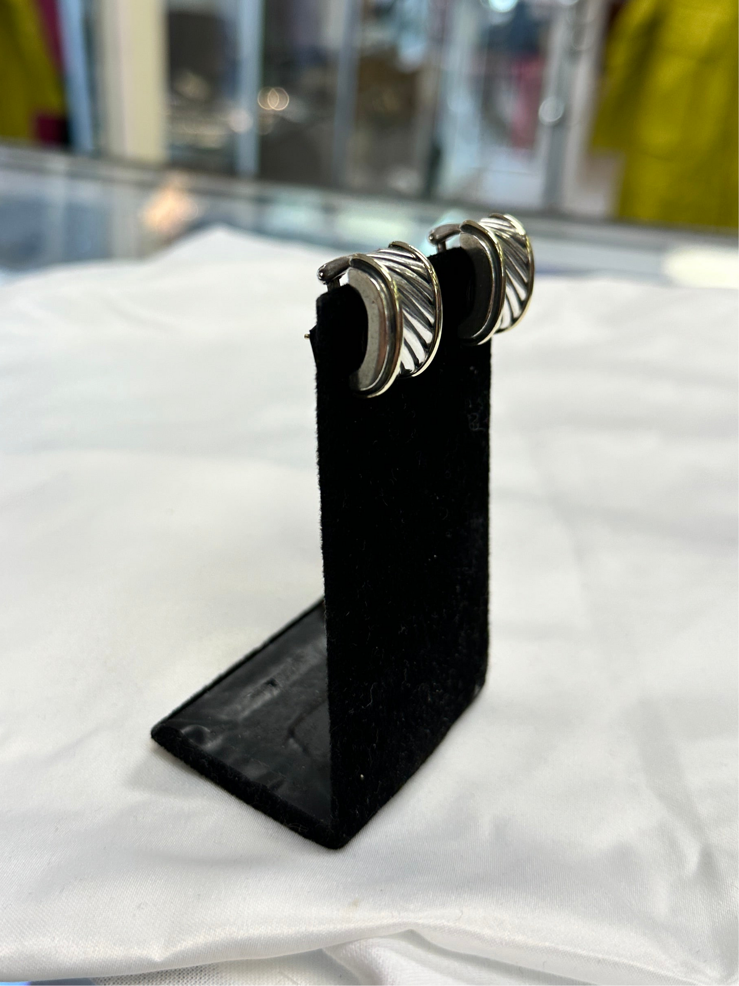 David Yurman Cigar Band Earrings