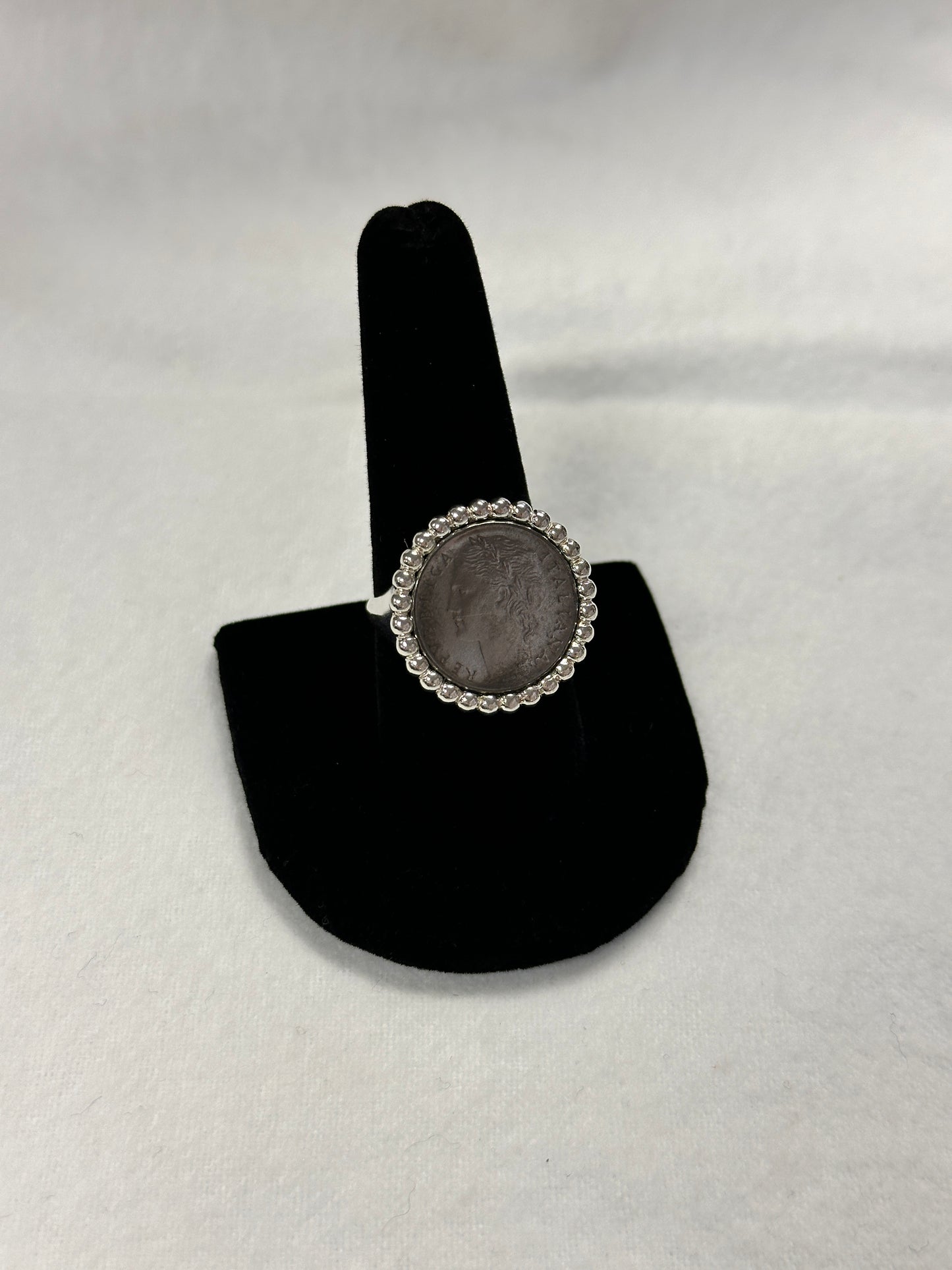 Sterling Roman Coin Ring