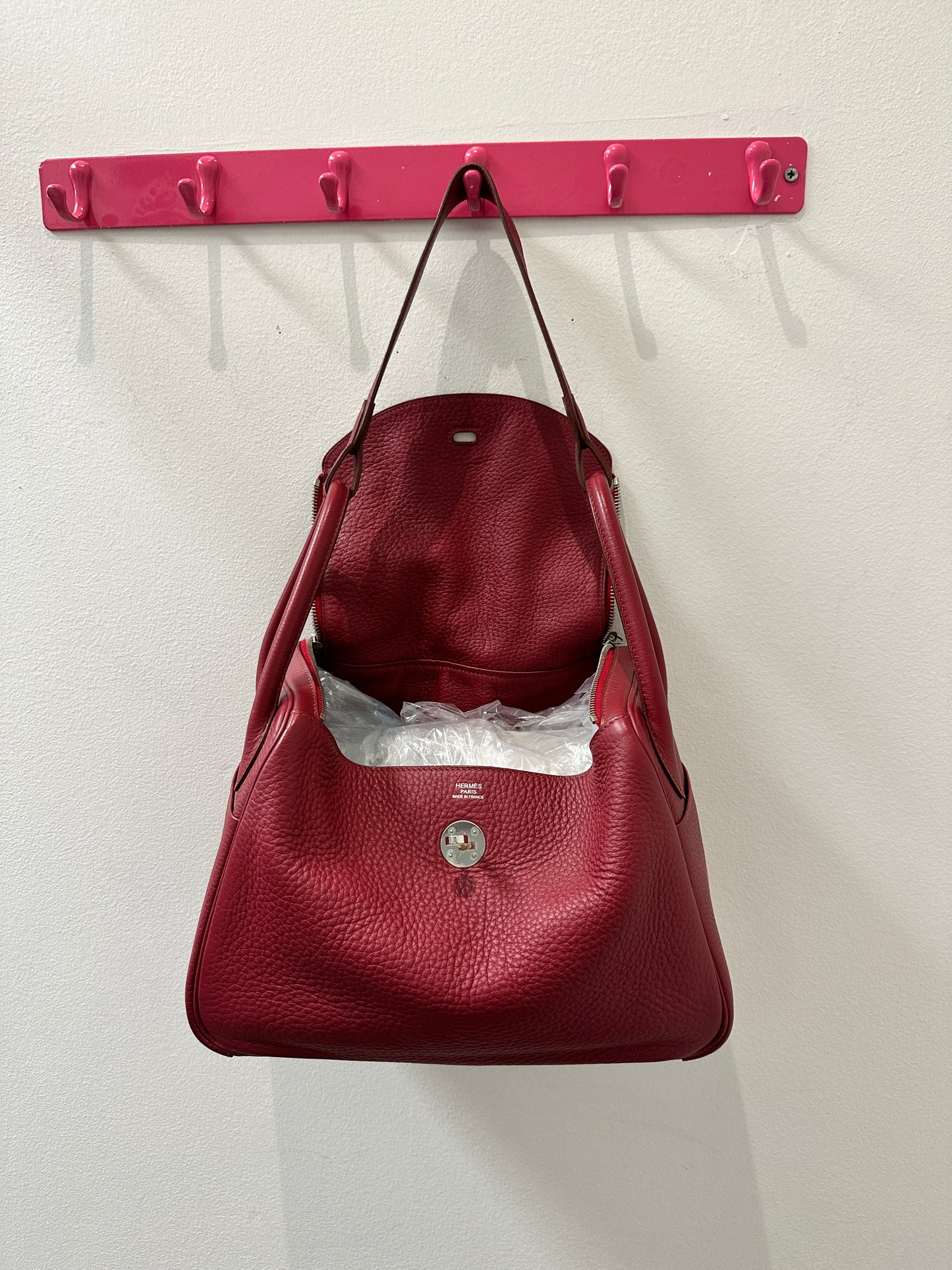 Hermès Bag Clemence Lindy 26