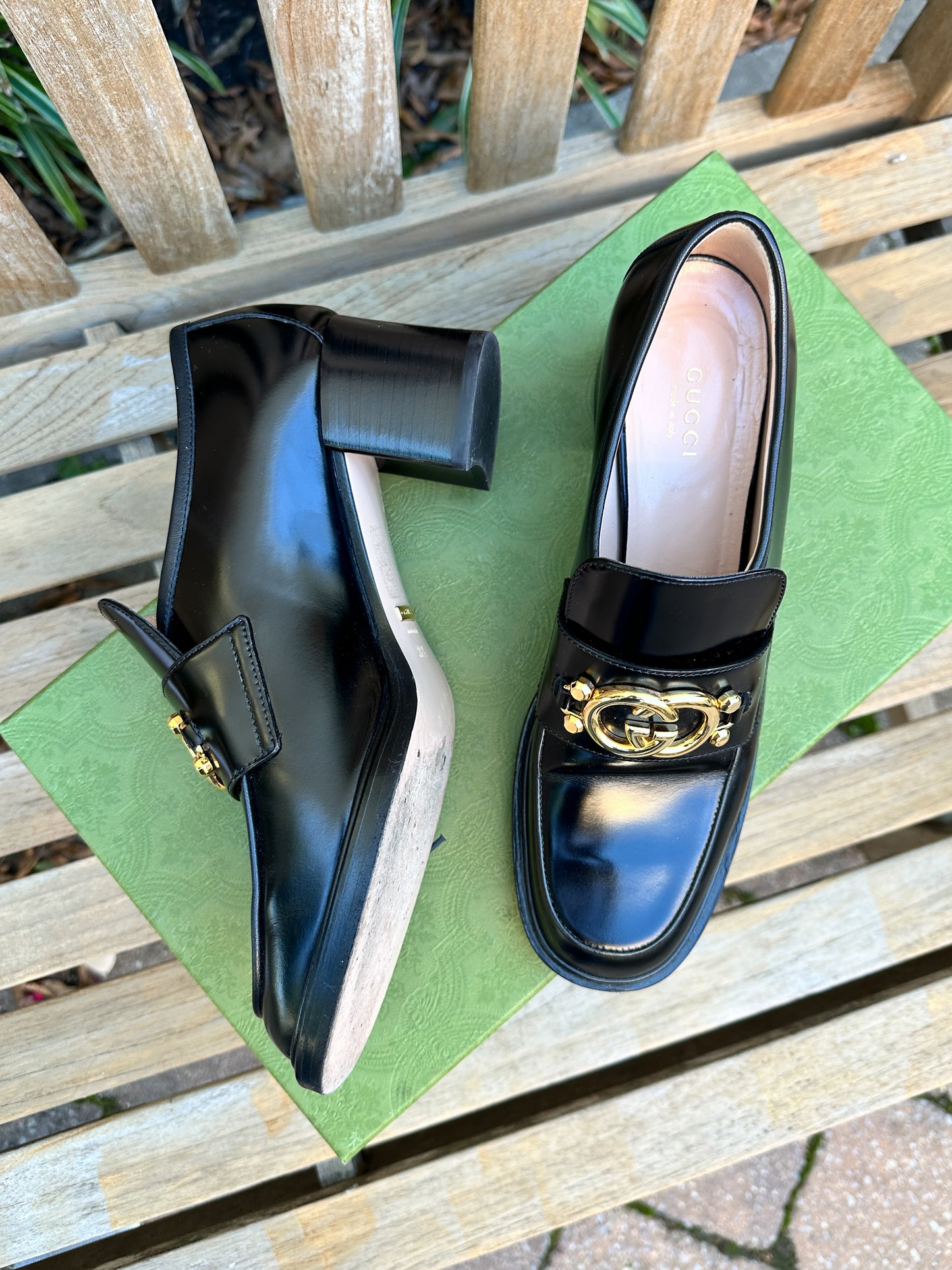 Gucci Interlocking G Loafer Pumps