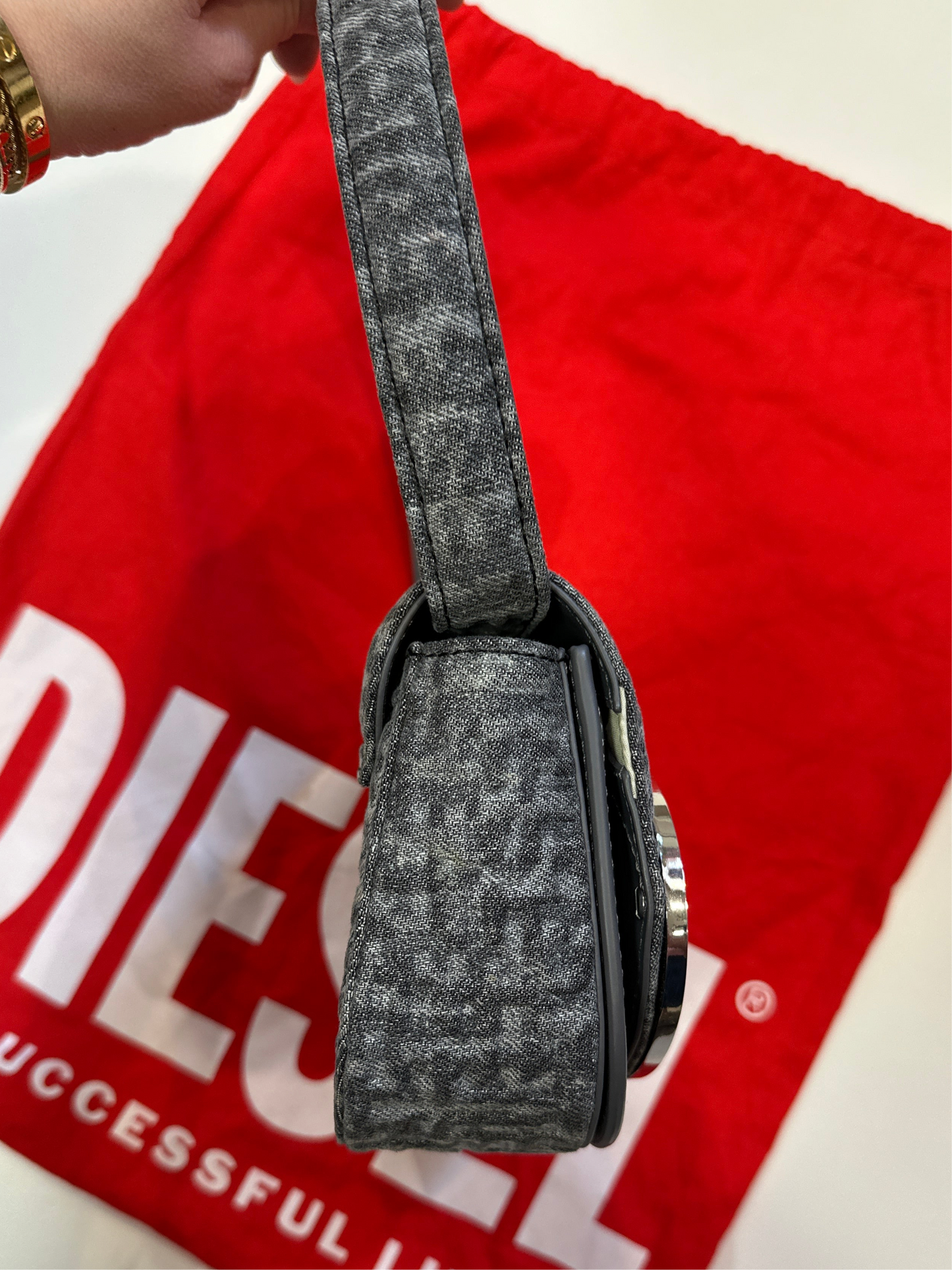 Diesel embellished shoulder bag