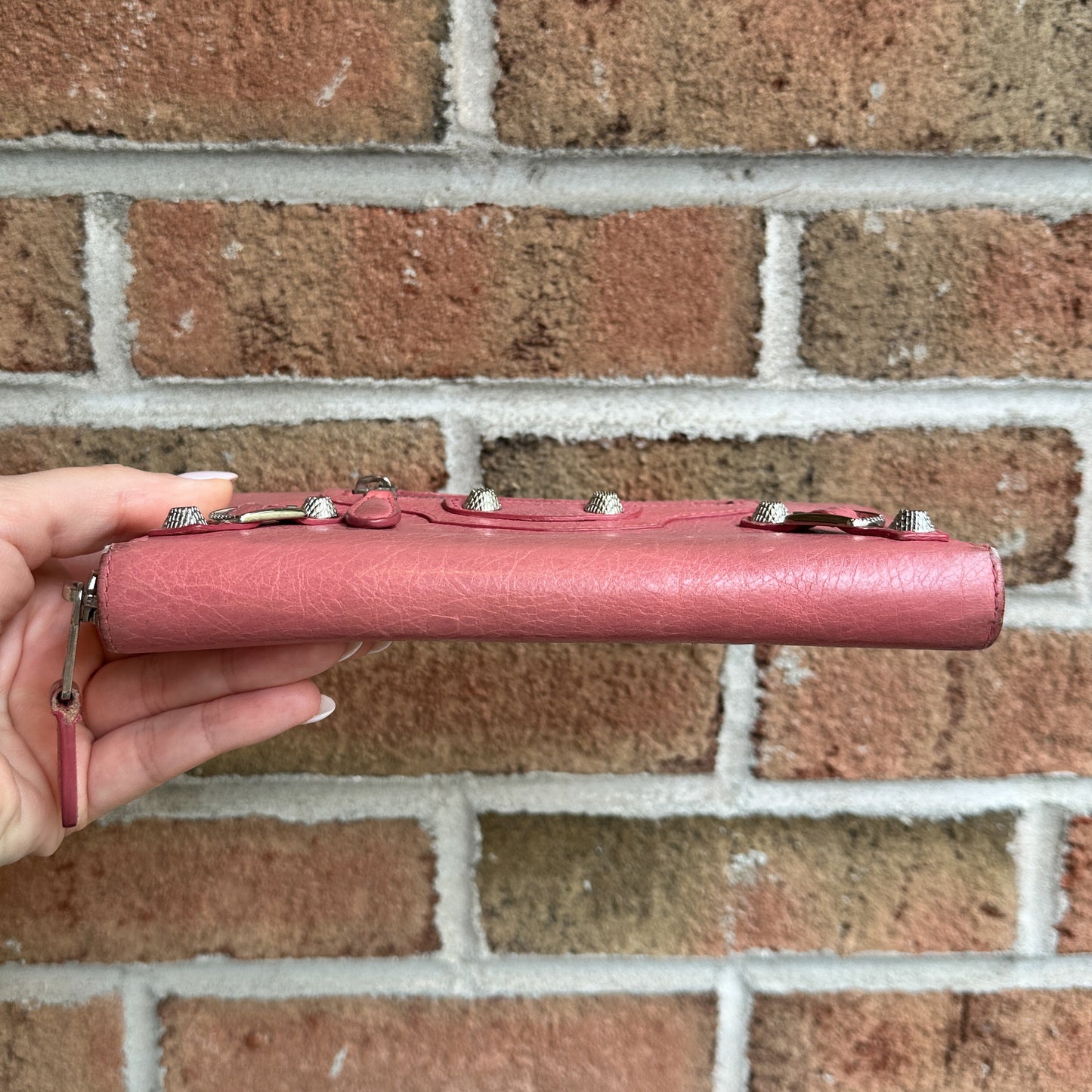 Balenciaga Classic Continental Leather Wallet