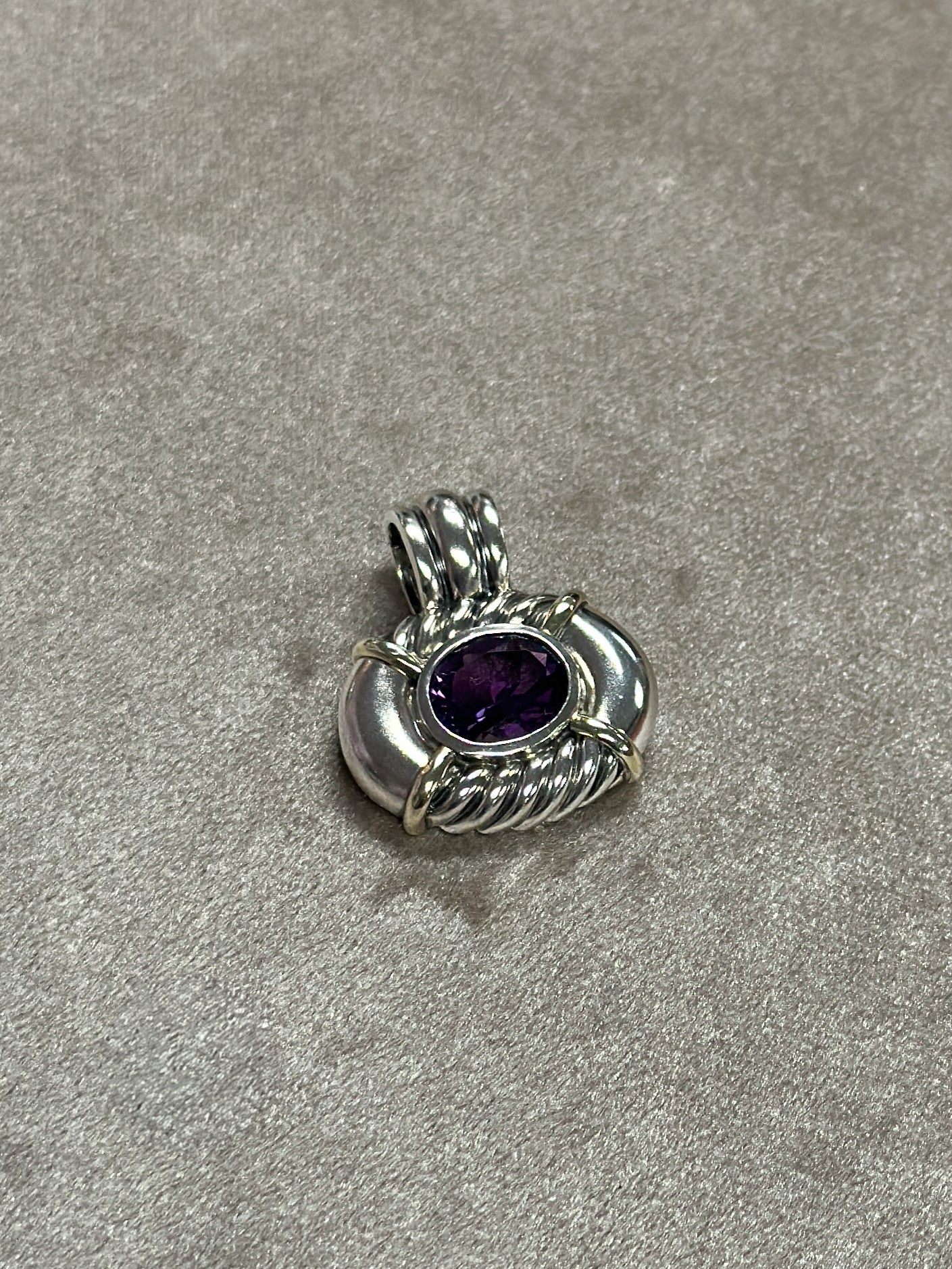Amethyst David Yurman Pendant