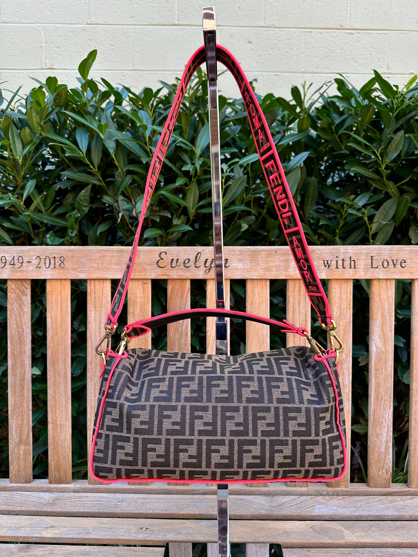 FENDI Zucca Baguette Bag
