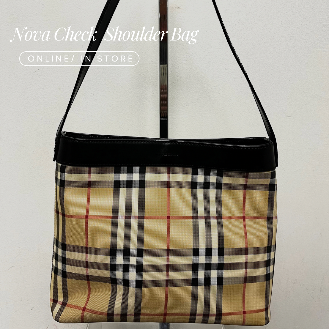 Nova Check Burberry Shoulder Bag Raks Thrift Avenue