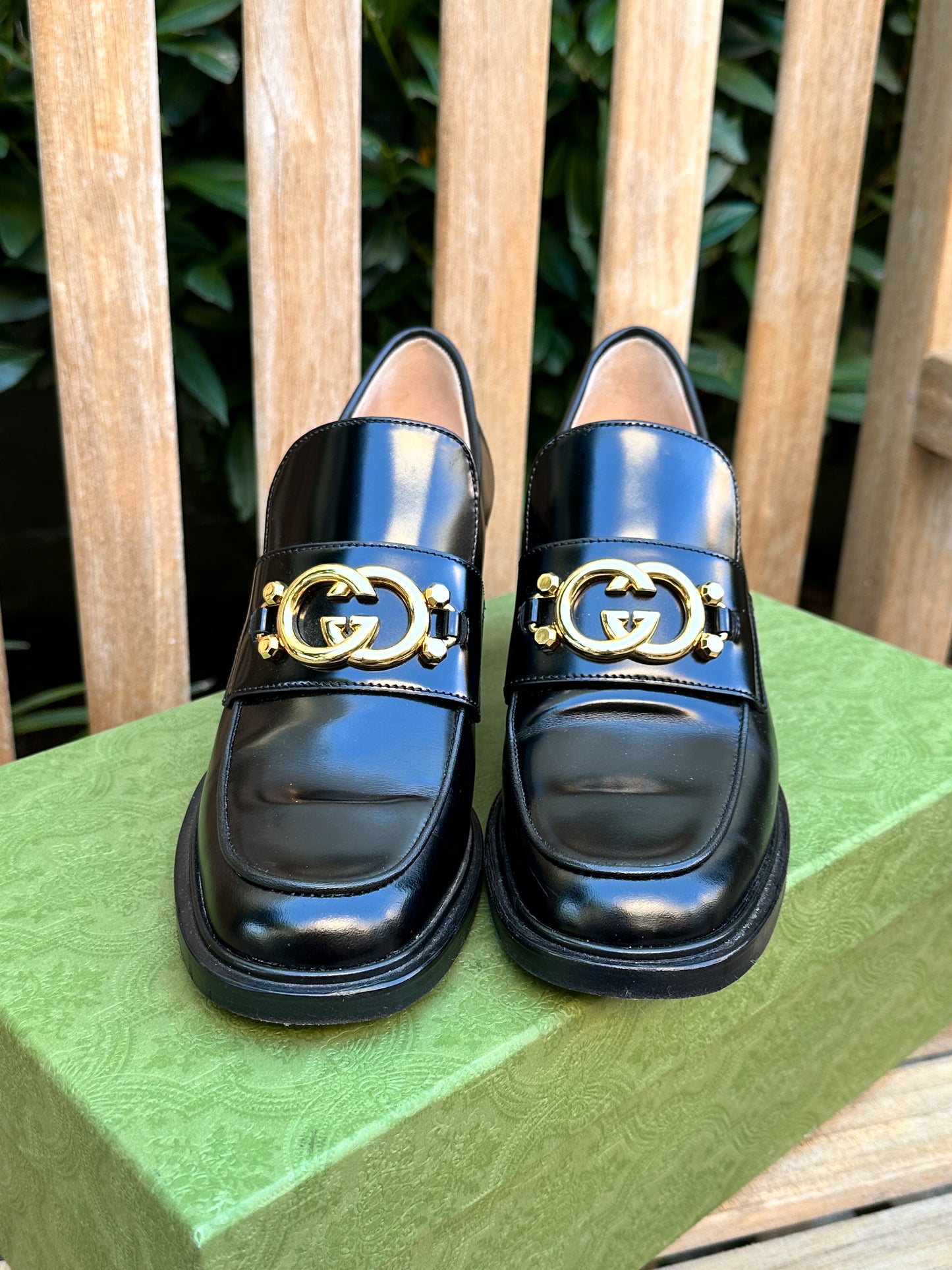 Gucci Interlocking G Loafer Pumps