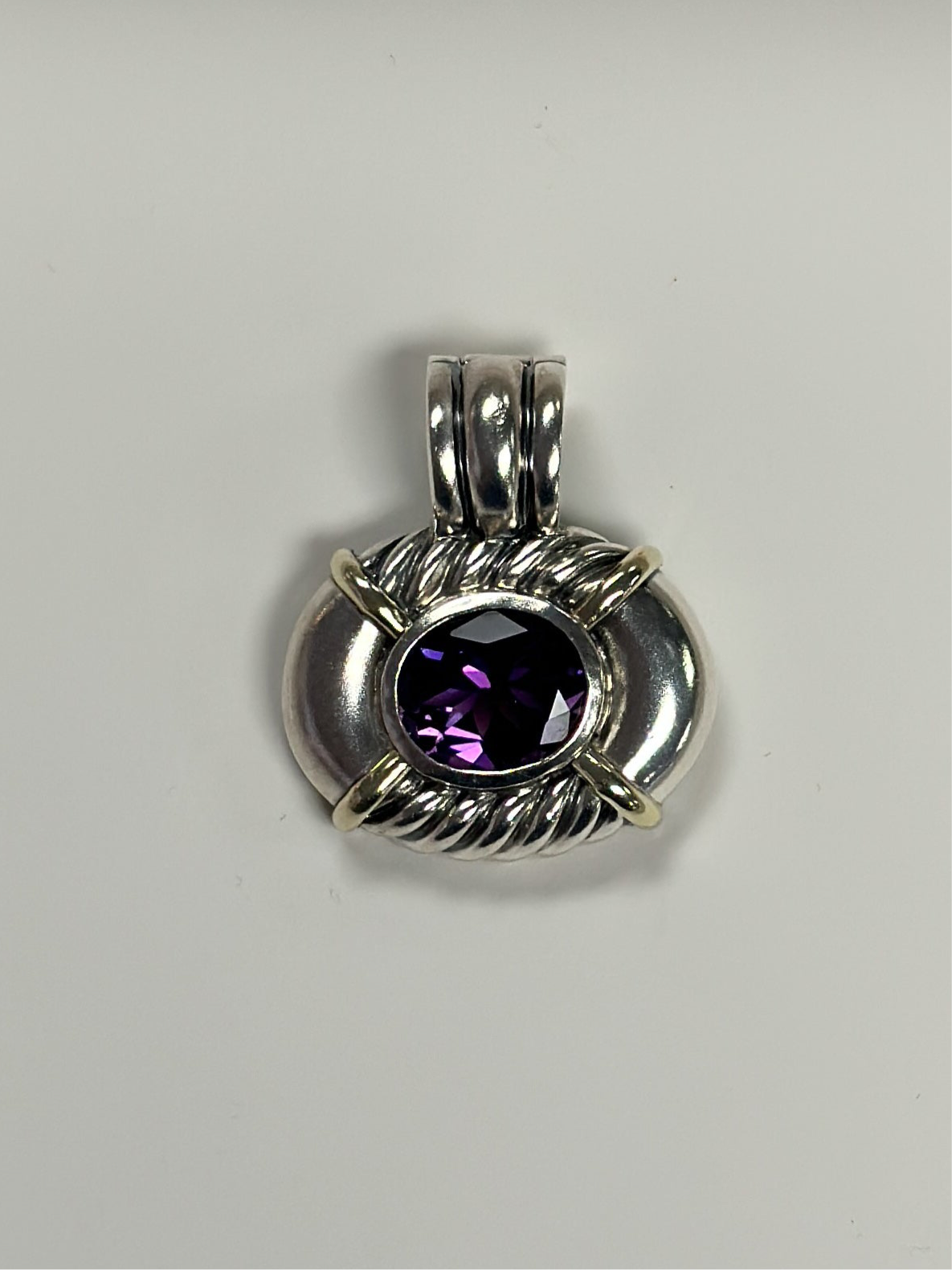 Amethyst David Yurman Pendant