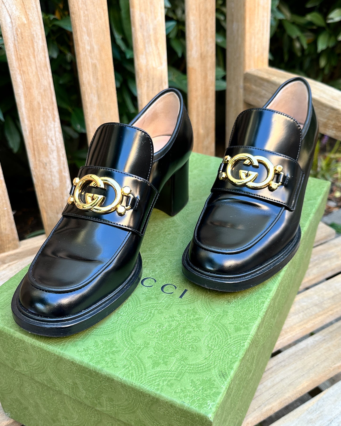 Gucci Interlocking G Loafer Pumps