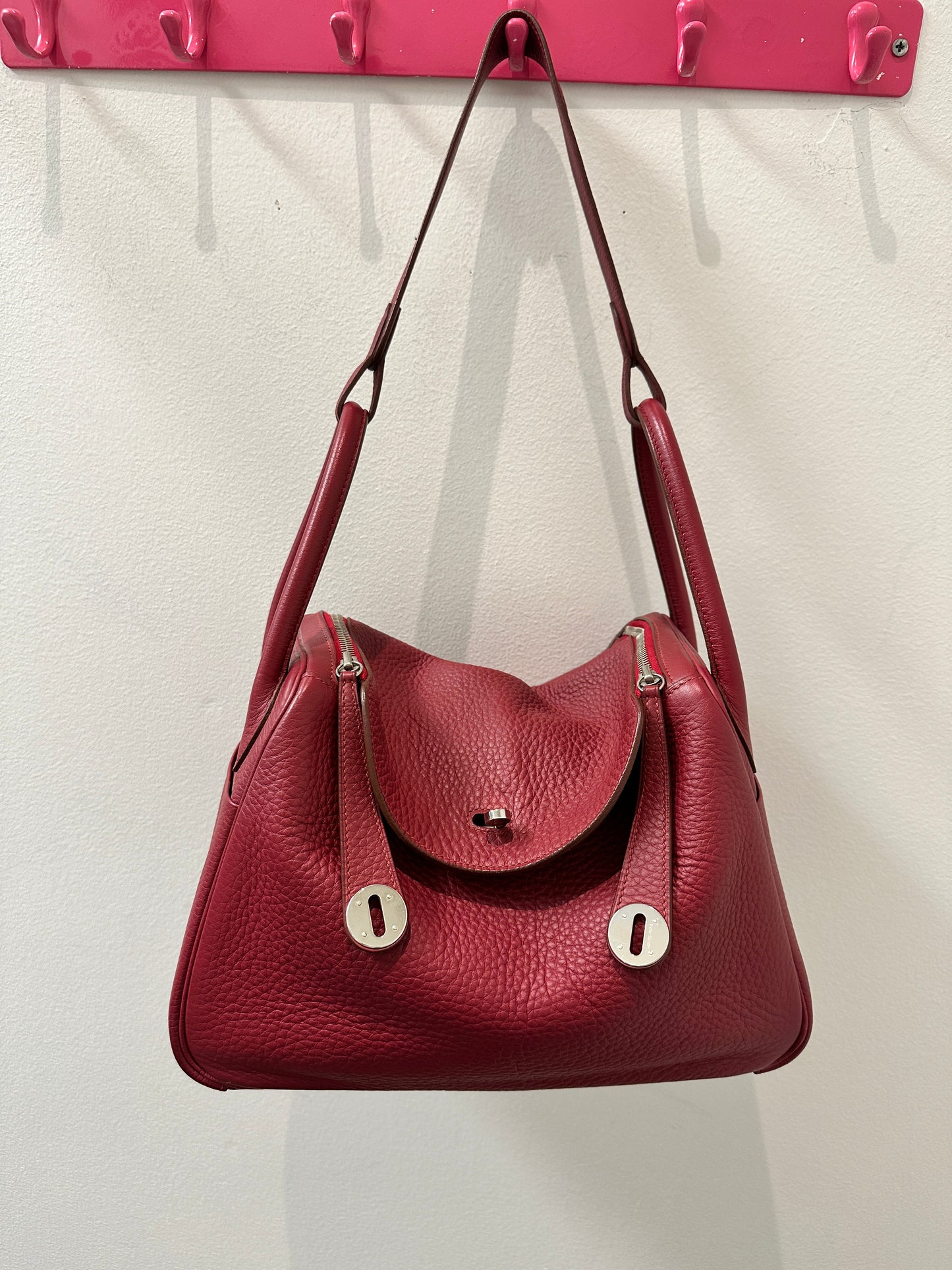 Hermès Bag Clemence Lindy 26