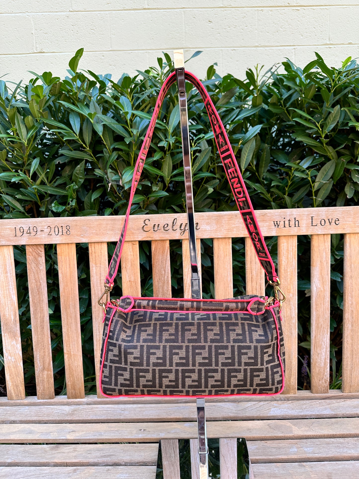 FENDI Zucca Baguette Bag