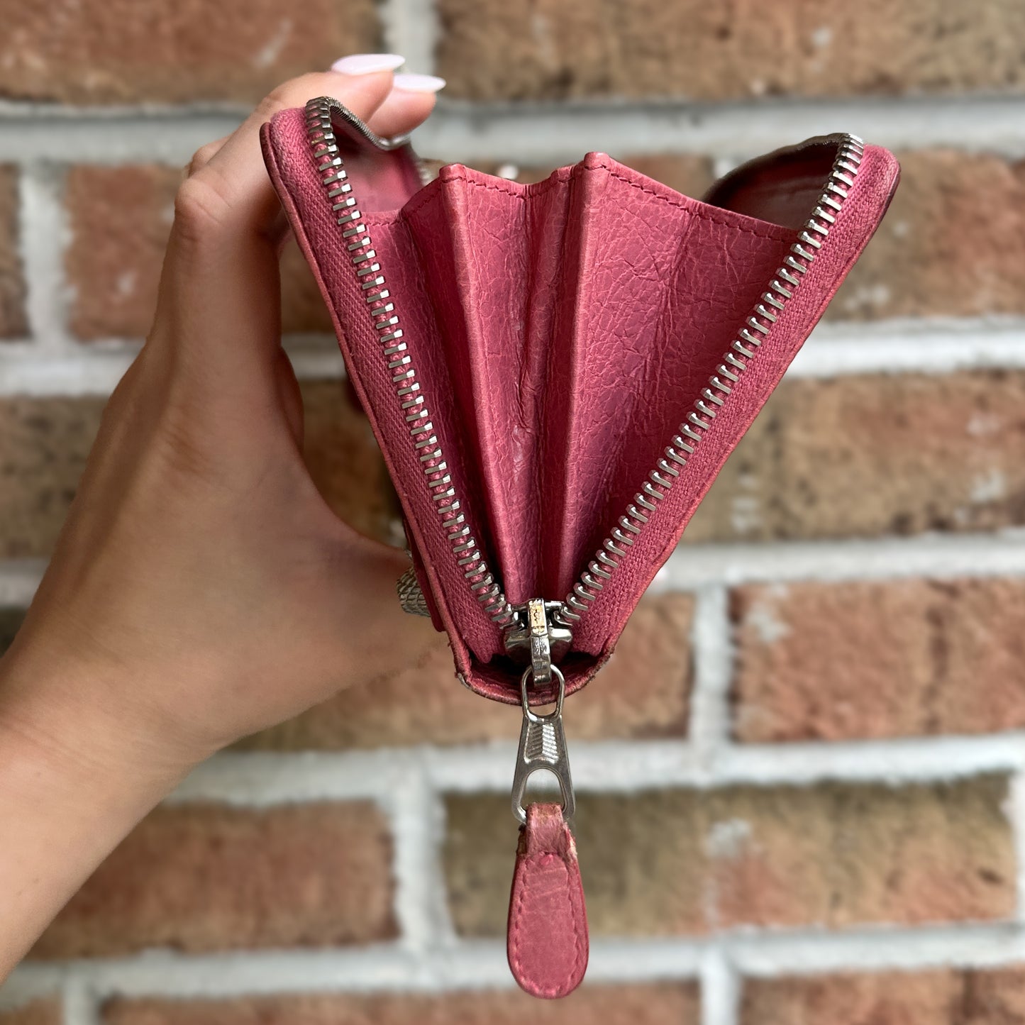 Balenciaga Classic Continental Leather Wallet