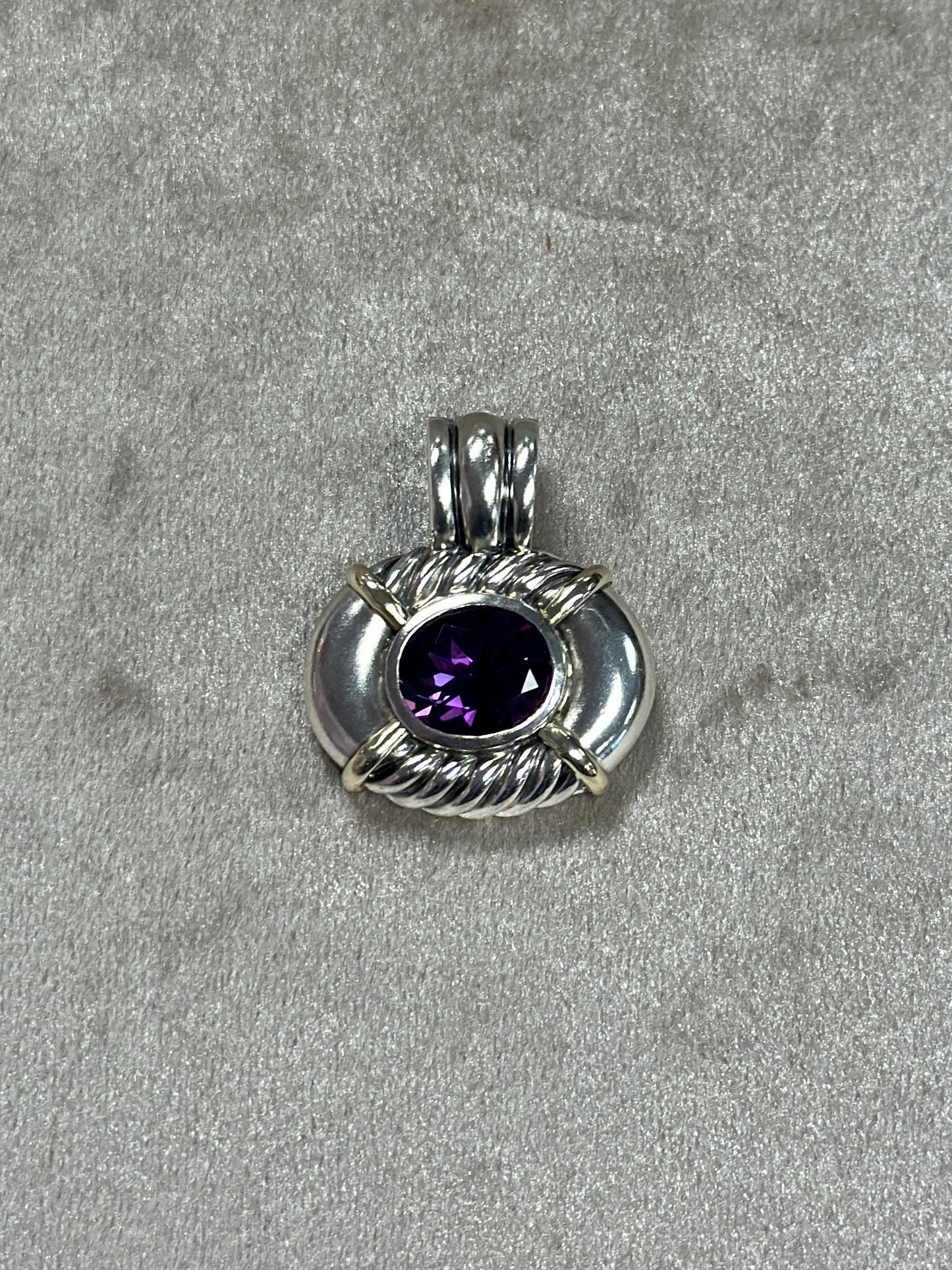 Amethyst David Yurman Pendant