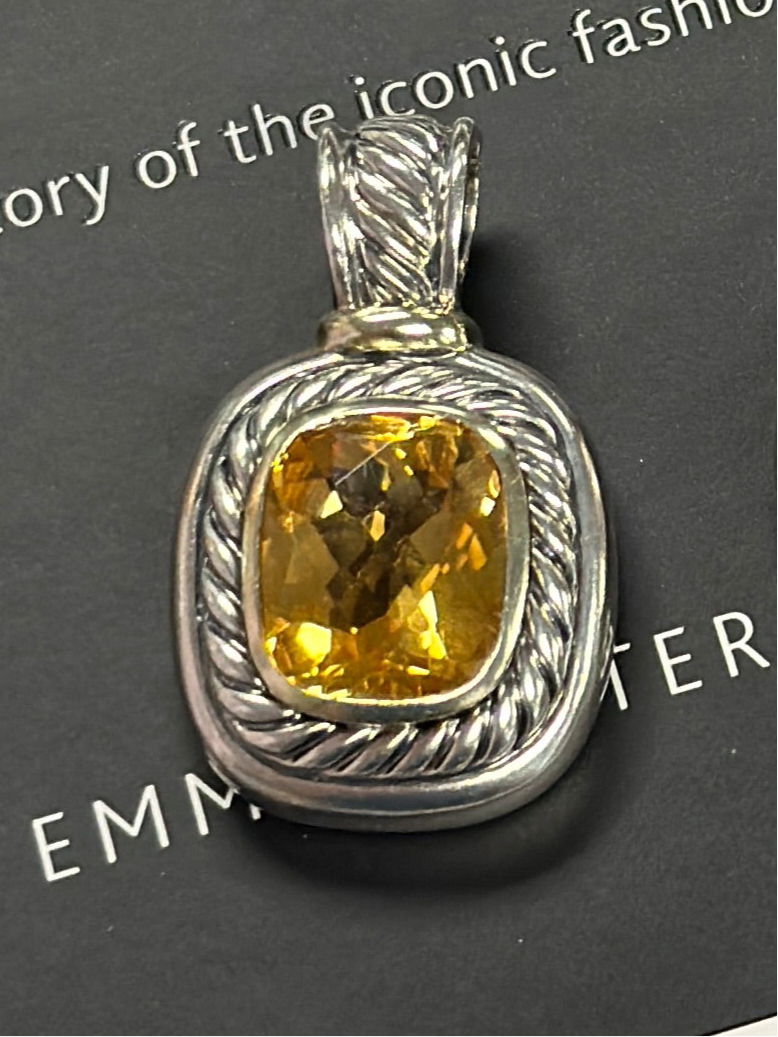 Citrine David Yurman Pendant