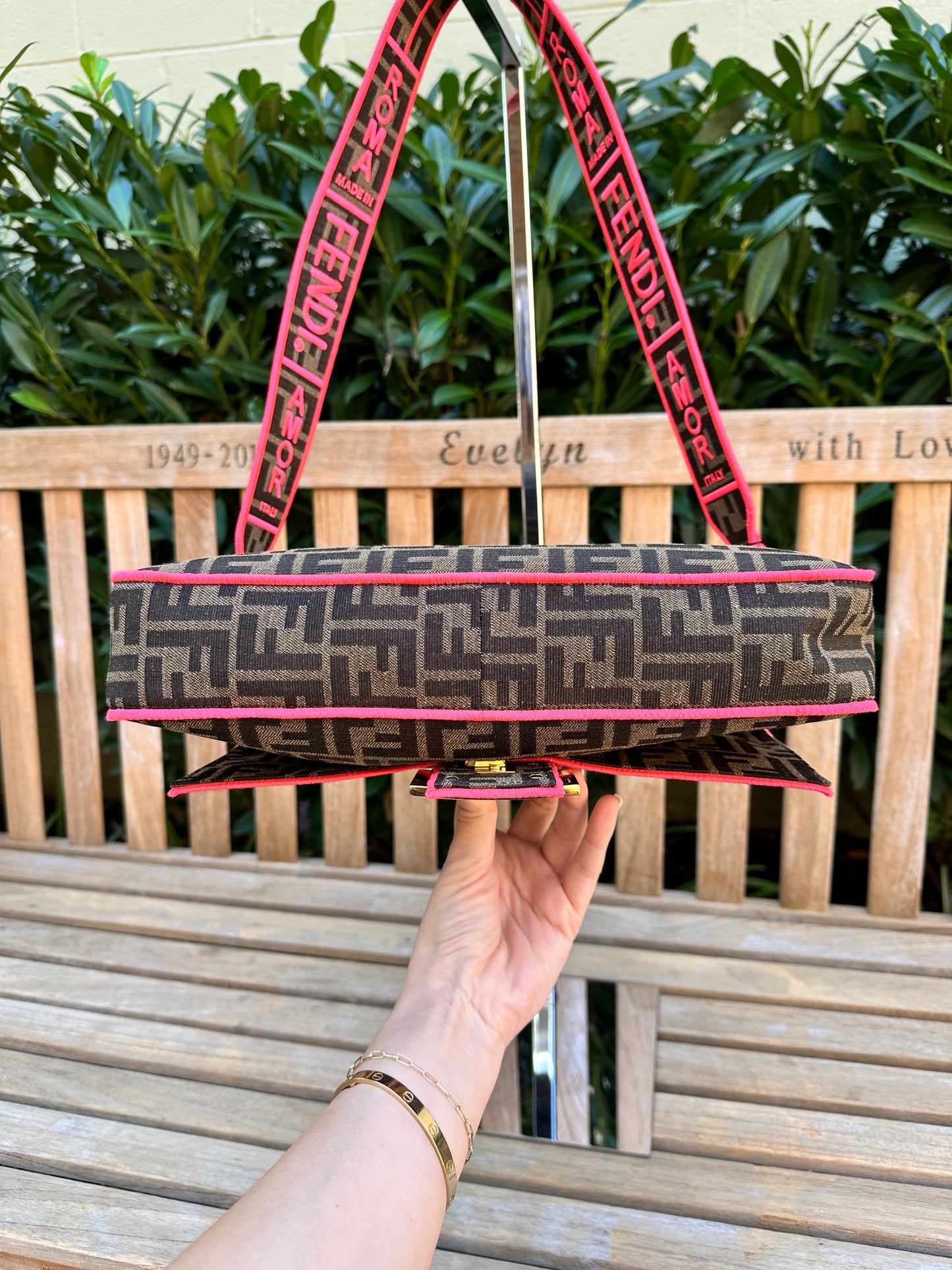 FENDI Zucca Baguette Bag