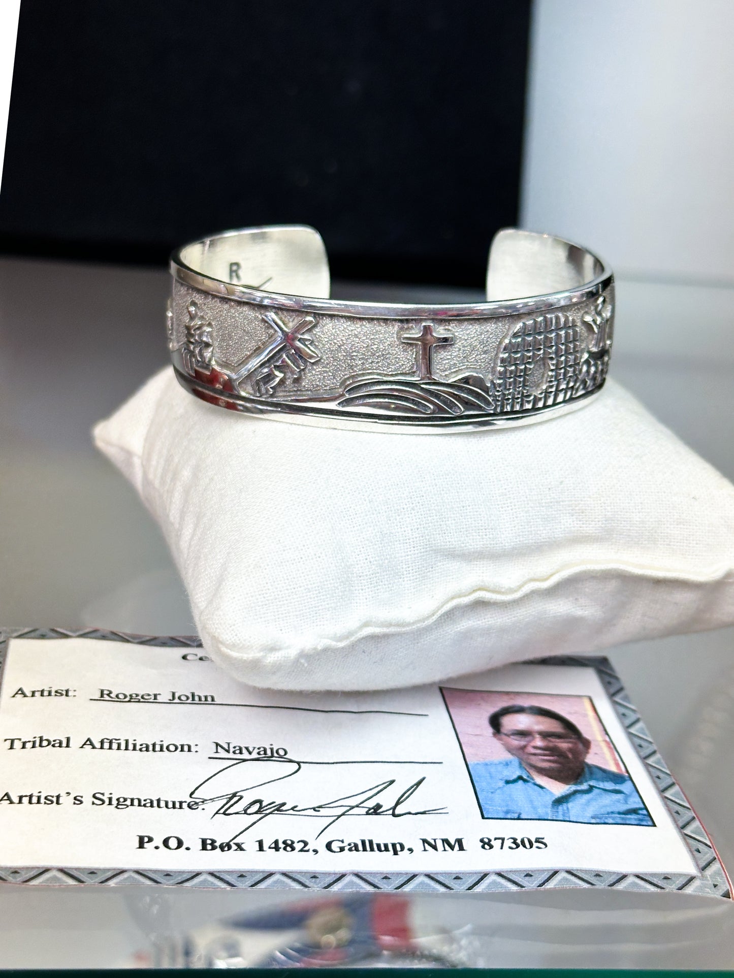 Navajo Sterling Cuff Bracelet