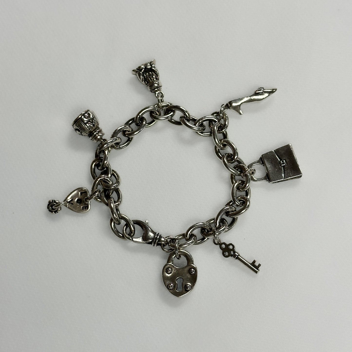 Vintage Sterling Charm Bracelet