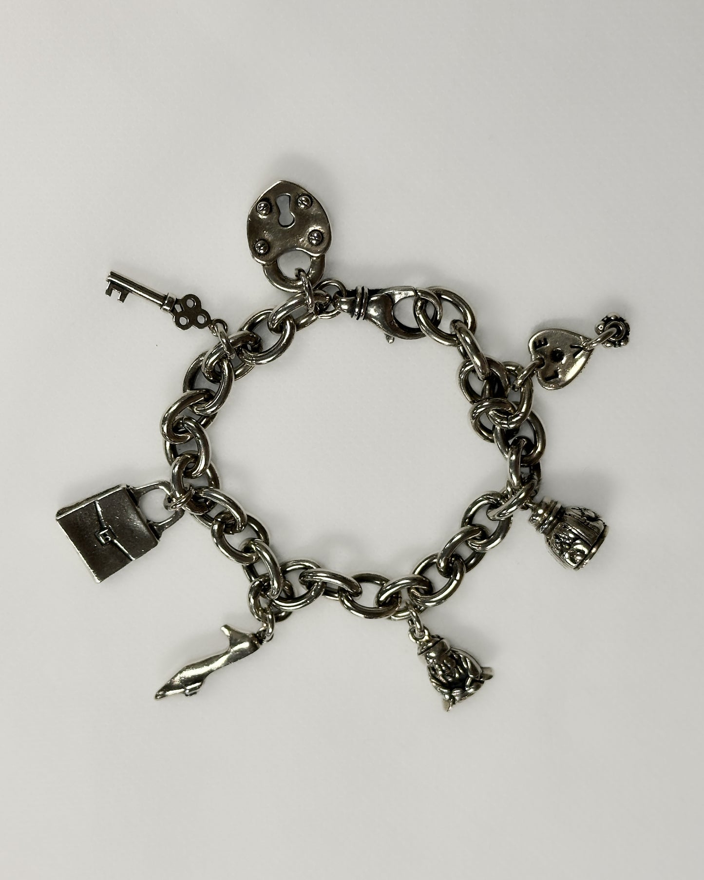 Vintage Sterling Charm Bracelet
