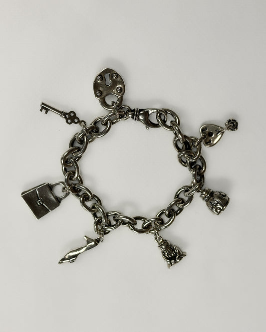Vintage Sterling Charm Bracelet