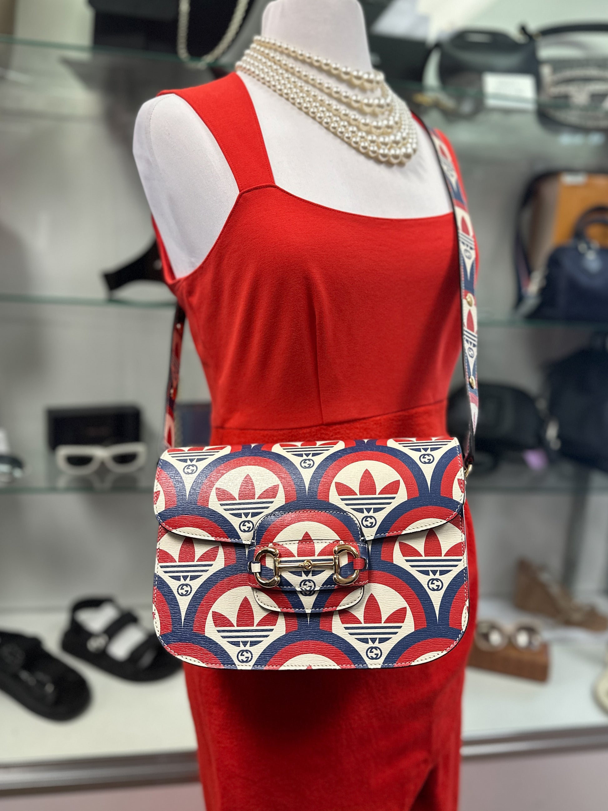 adidas backpack gucci GUCCI X ADIDAS Shoulder Bag