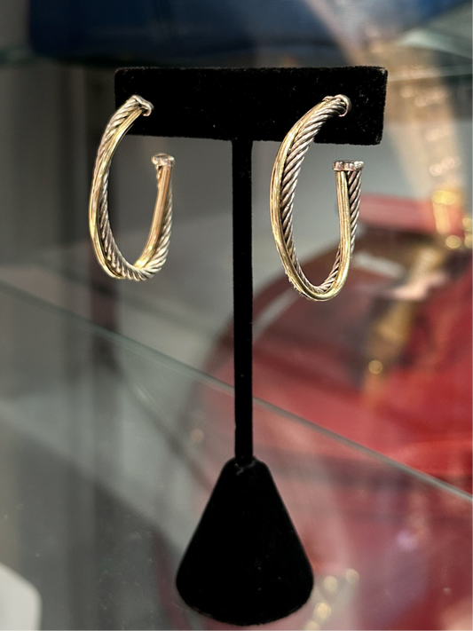 David Yurman Crossover Hoops