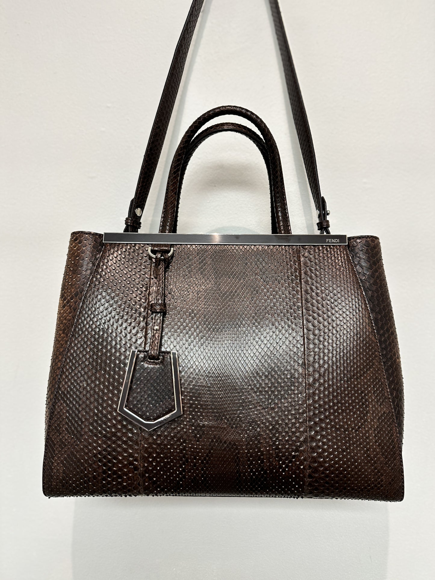 Fendi Python 2Jours Tote