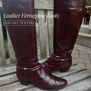 Leather Ferragamo Boots