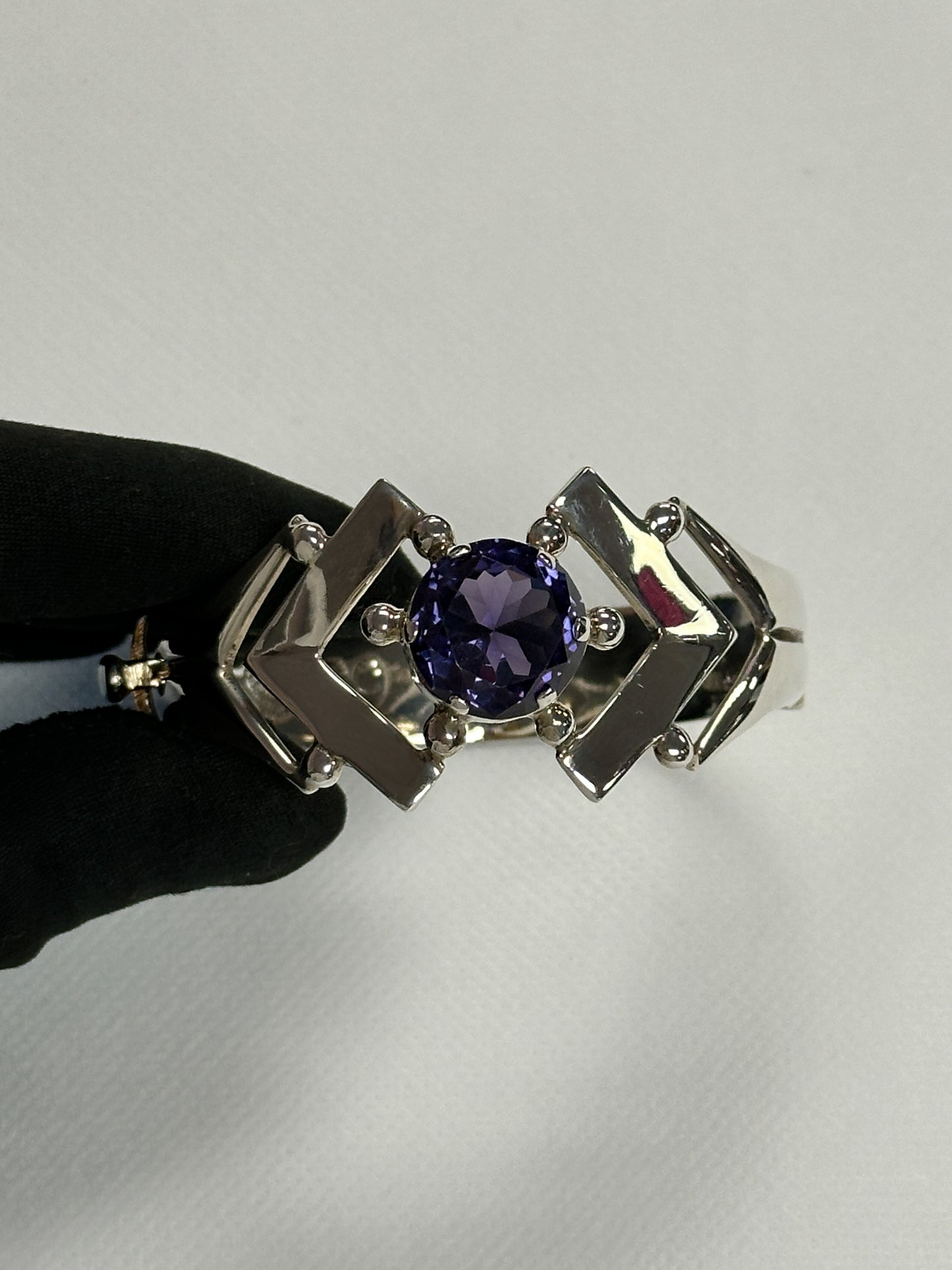 Amethyst Sterling Vintage Bracelet