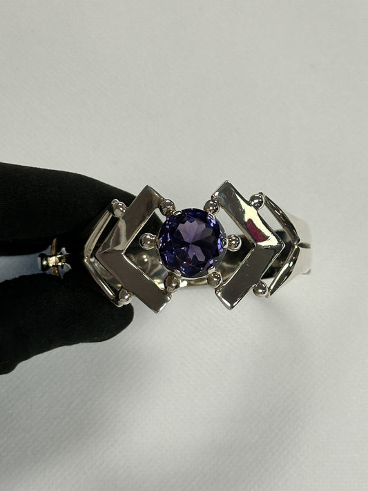 Amethyst Sterling Vintage Bracelet