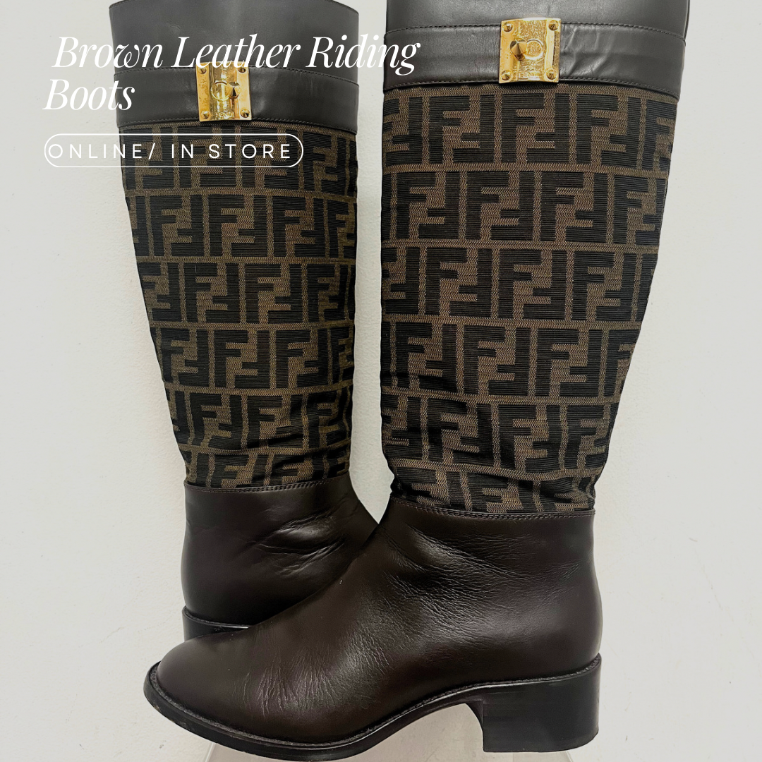 Fendi Riding Boots Raks Thrift Avenue