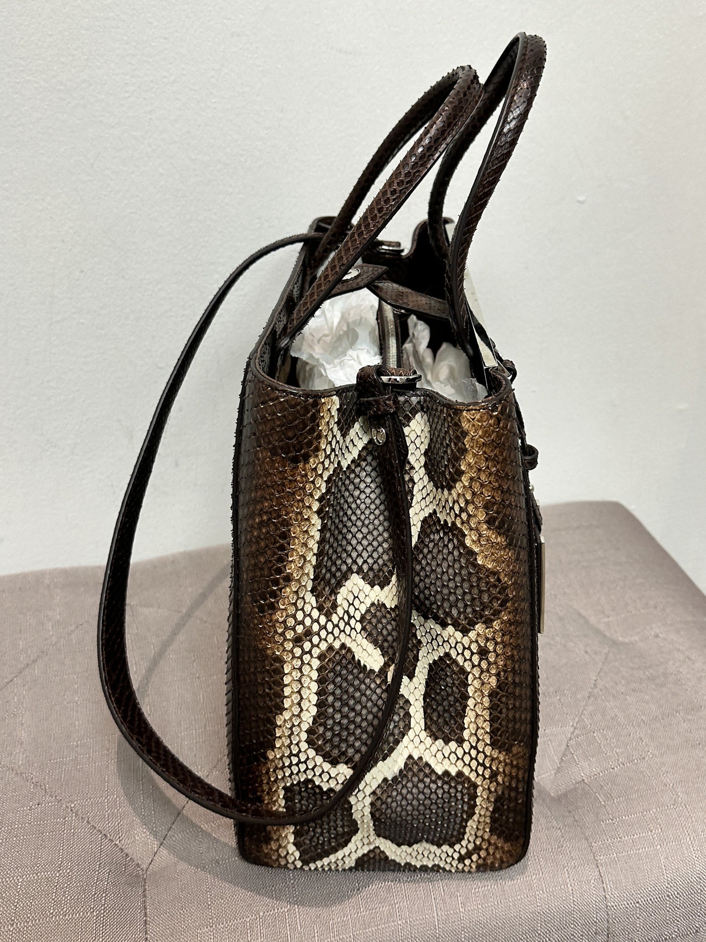 Fendi Python 2Jours Tote