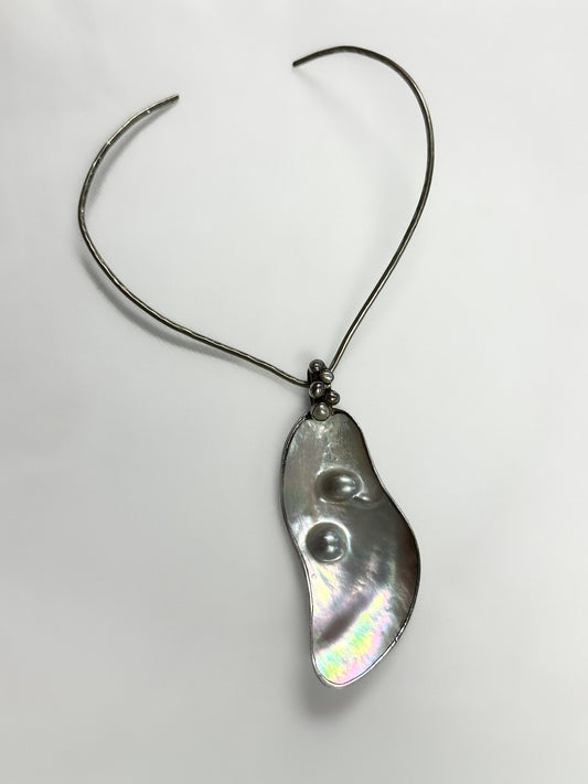 Mabe Pearl Pendant Necklace