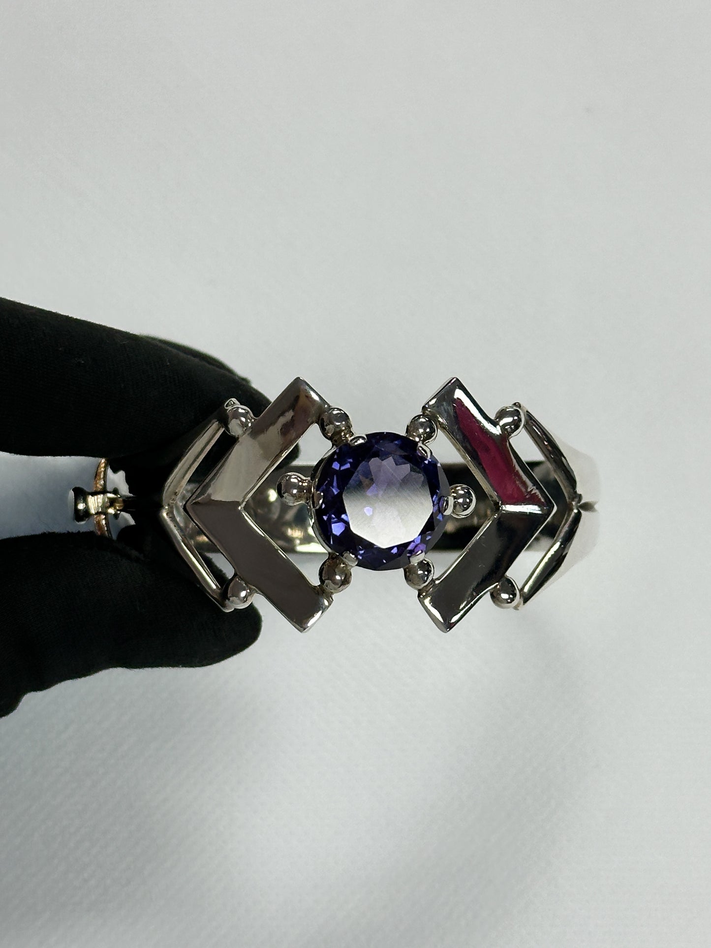 Amethyst Sterling Vintage Bracelet