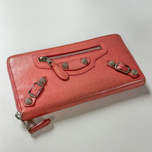 Balenciaga Classic Continental Leather Wallet