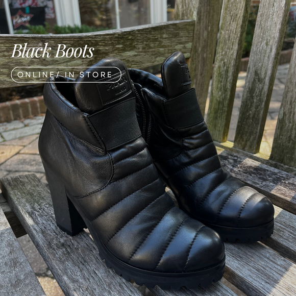 Prada Black Boots