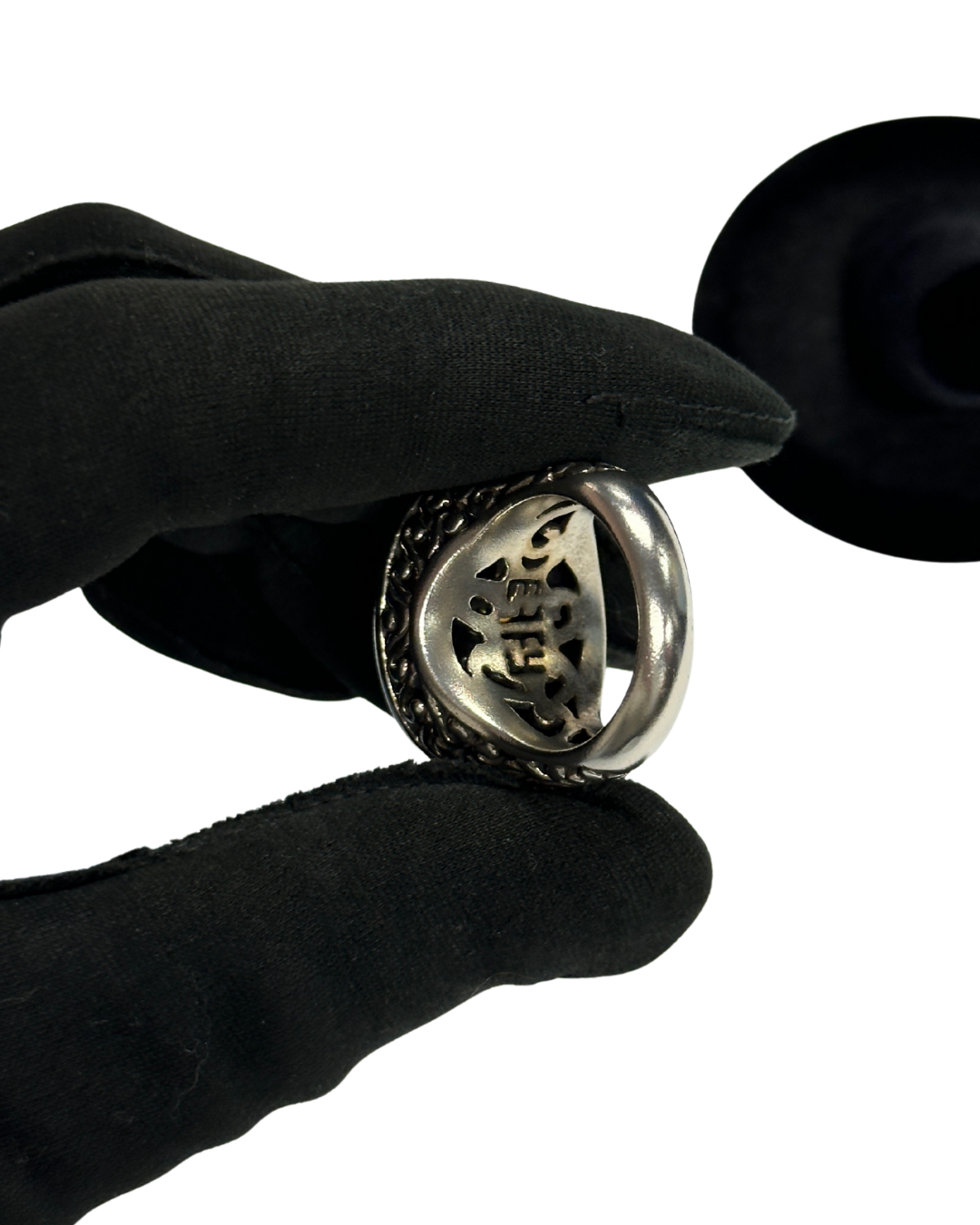 Sterling & 18K Stone Ring