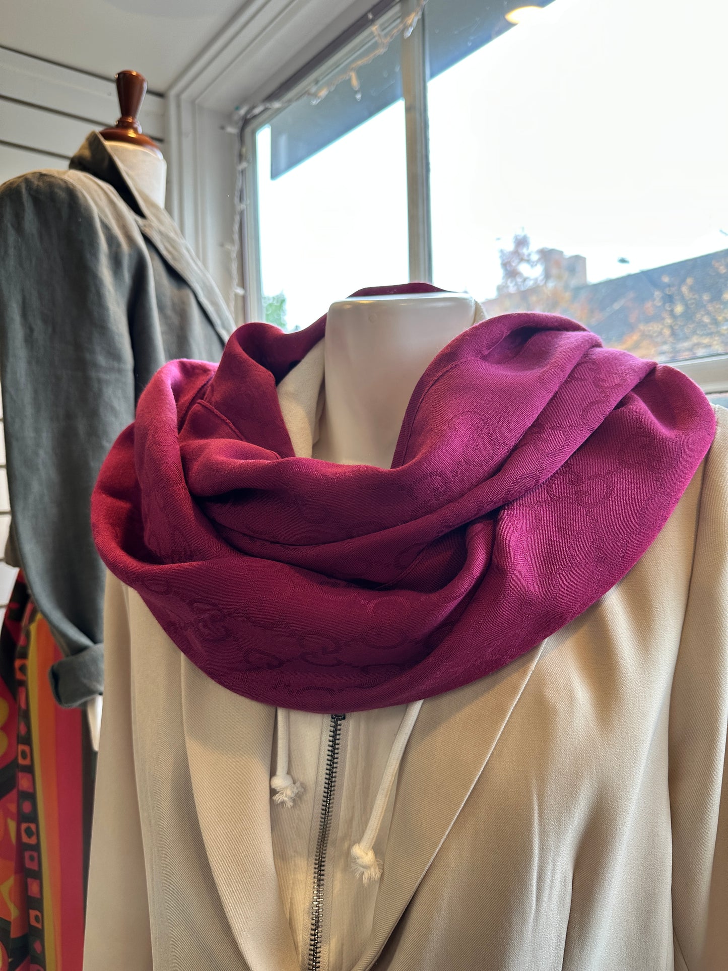 Gucci Magenta Scarf